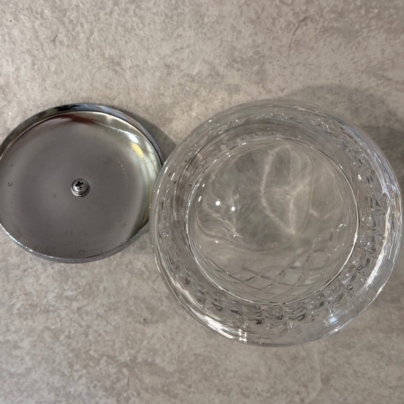 Crystal Lead Glass Lidded Jar - Picture 4 of 4